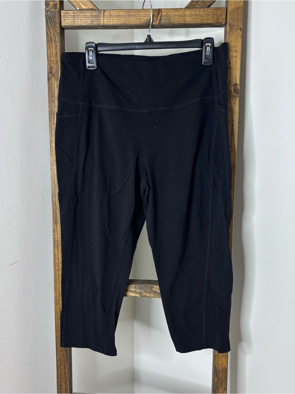 RBX Black Cropped Women's Jogger Pants Size 1X